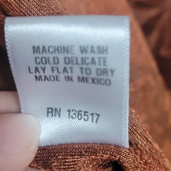 Earthbound Trading Co Velvet Burnout Cardigan Open Front Jacket Size M Floral - Picture 5 of 5